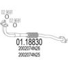 MTS 01.18830 Exhaust Pipe